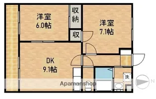 ベルデュール【2階】の間取り