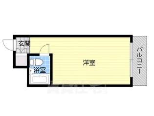 朝日プラザ梅田東2【2階】の間取り