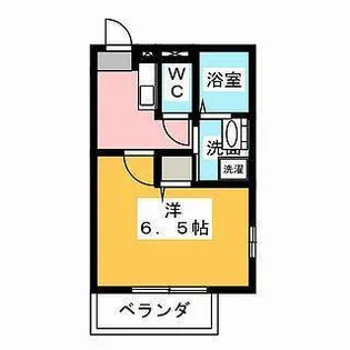 アンジュレジデンス【3階】の間取り