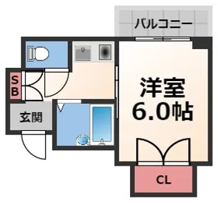 エンゼルハイツ小阪本町【2階】の間取り