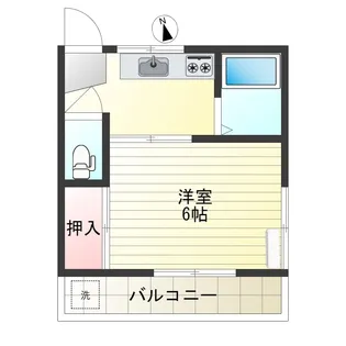 泉ハイツ【2階】の間取り