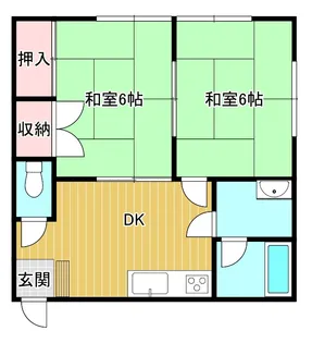 アティックハウスII【1階】の間取り