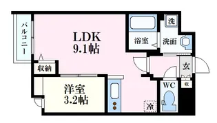 月光祇園新橋北【3階】の間取り