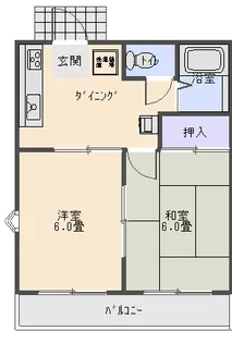 レジデンスヴィラ【1階】の間取り