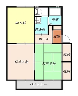 コーポ三橋【2階】の間取り