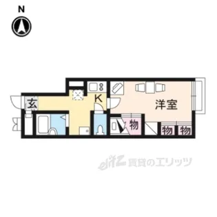 レオパレス悠【1階】の間取り