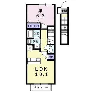 エテルネル【2階】の間取り