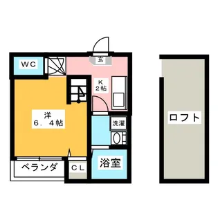 アルメリアII【2階】の間取り