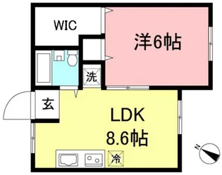 サンハイツ壱番館【1階】の間取り