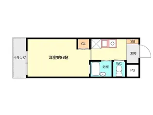 スカイパレス有馬【7階】の間取り
