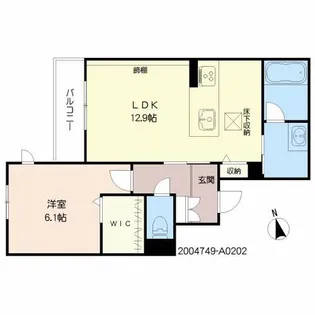 シャーメゾン藤崎宮【3階】の間取り