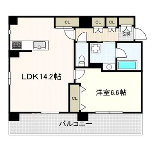 オーパスレジデンス吉祥寺【3階】の間取り