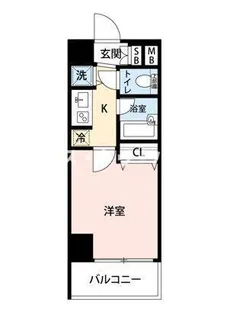 シンシア後楽園【4階】の間取り