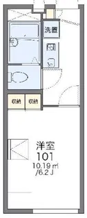 レオパレスソレイユ【2階】の間取り