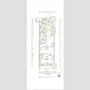 オープンレジデンシア栄【5階】の間取り