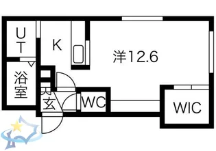 Aulii S8W9【1階】の間取り