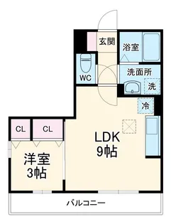 マレアガーデン新横浜A【2階】の間取り