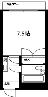 長岡ロイヤルパレスB棟【1階】の間取り