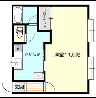 FeelFine城西町【1階】の間取り