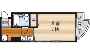 石橋マンション【5階】の間取り