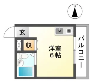 杉村ハイツ【3階】の間取り
