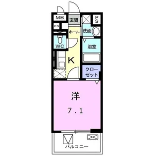 フラン メゾン【2階】の間取り