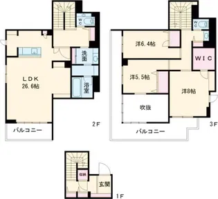 ウィステリア田園調布の間取り