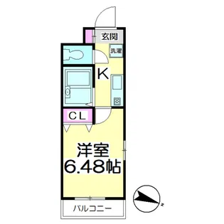 クレセーヌI【1階】の間取り