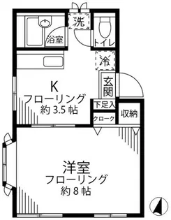 プチメゾンイトウ【2階】の間取り