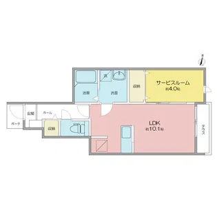 ボッティ【1階】の間取り