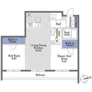 ヴェルデコリーナ【1階】の間取り