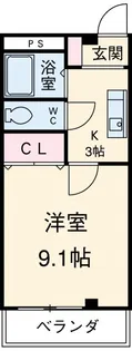プライム植田【2階】の間取り