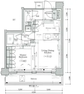 東京都大田区蒲田1【マンション】の間取り