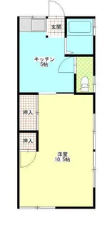 グランバニア三条【1階】の間取り