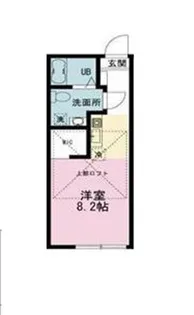 アルメリア追浜【2階】の間取り