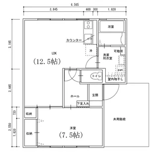 サンステージ北町【2階】の間取り