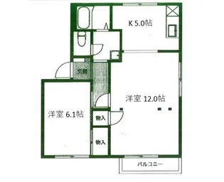 メゾン・ヴェルジ【2階】の間取り