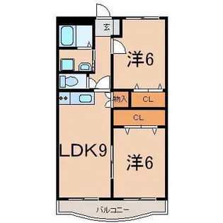 アルバ【2階】の間取り