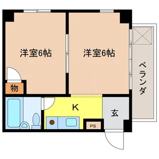 NOA・松野【2階】の間取り