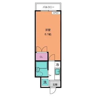 サンライトイン高岡1【4階】の間取り