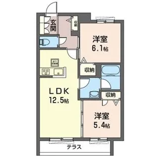 リアン荻窪【1階】の間取り