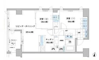 ガーデニエール砧レジデンス【7階】の間取り