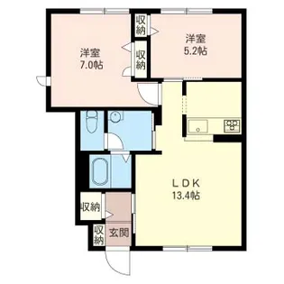 プラムグローブ A【1階】の間取り