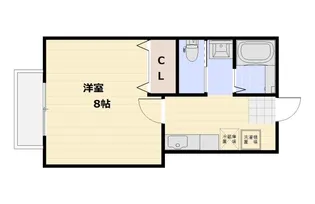 出光ハイツ【1階】の間取り