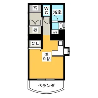 静清第3ハイツ【4階】の間取り