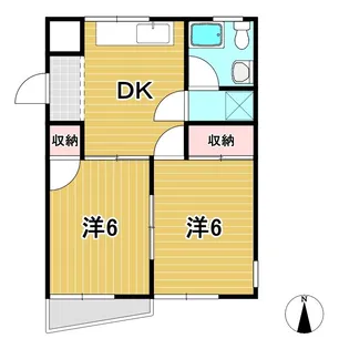 パークシティ会瀬【1階】の間取り