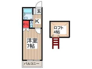 エスポワ-ル【1階】の間取り