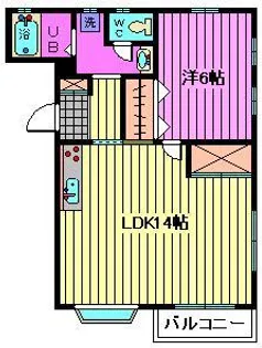 パインマンション【3階】の間取り