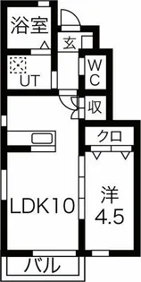 Luana Hale【1階】の間取り