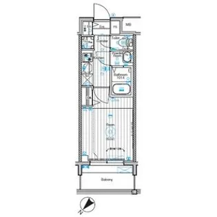 愛知県名古屋市北区大曽根4【マンション】の間取り